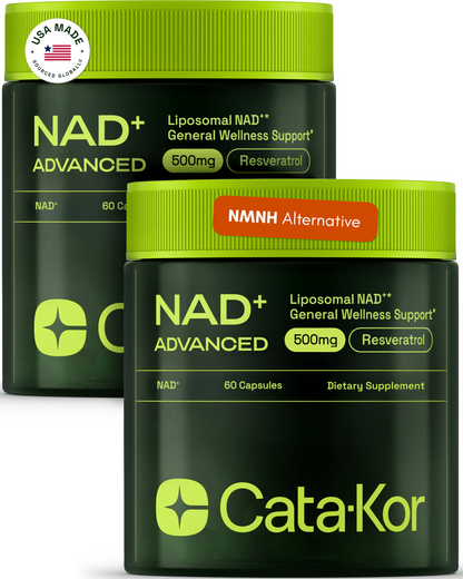 Cata-Kor NAD+ Advanced - NAD Supplement with Resveratrol